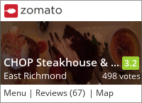 Chop Steakhouse on Urbanspoon