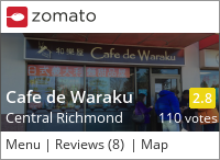 Cafe de Waraku 和樂屋 on Urbanspoon