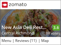 New Asia Deli Restaurant on Urbanspoon