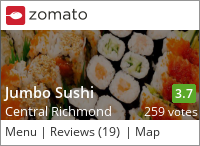 Jumbo Sushi on Urbanspoon