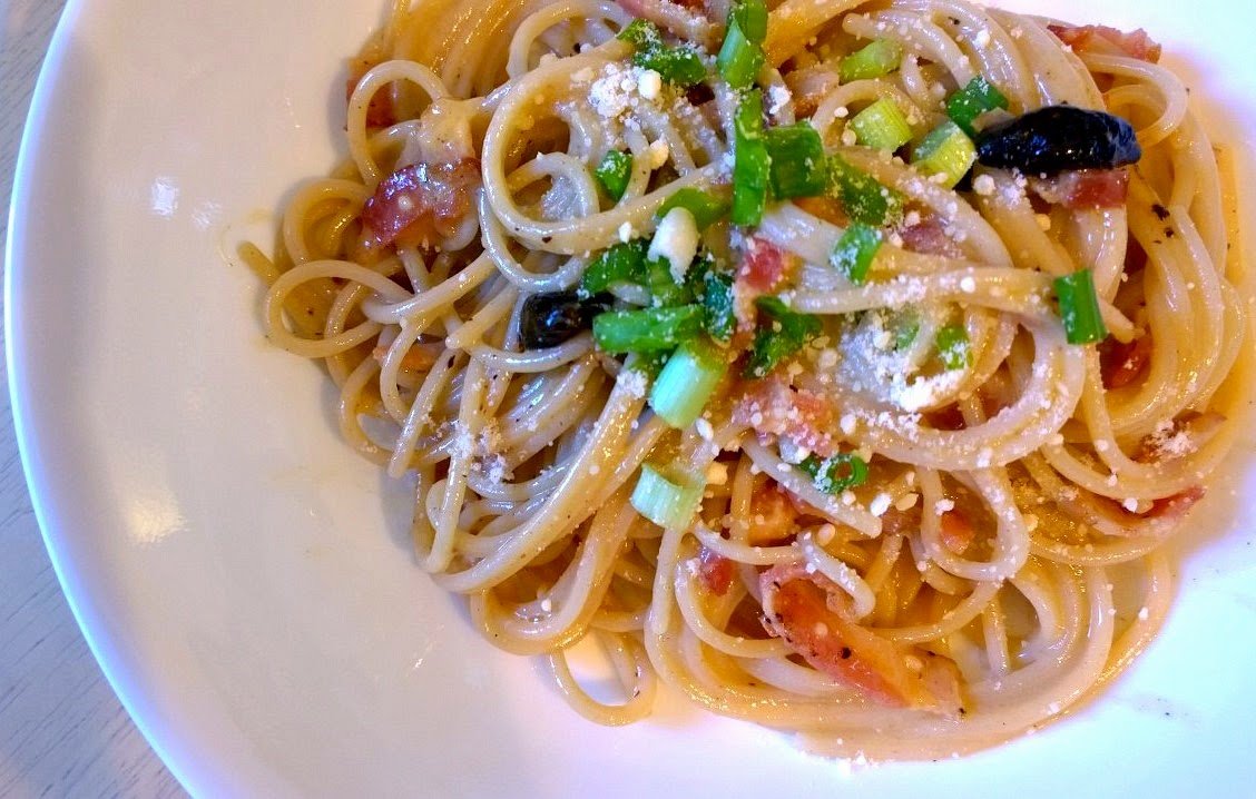 Easy Health-fied Spaghetti Carbonara Recipe - EATING with Kirby
