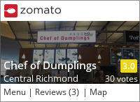 Chef of Dumplings on Urbanspoon
