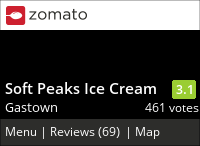 Soft Peaks Ice Cream on Urbanspoon