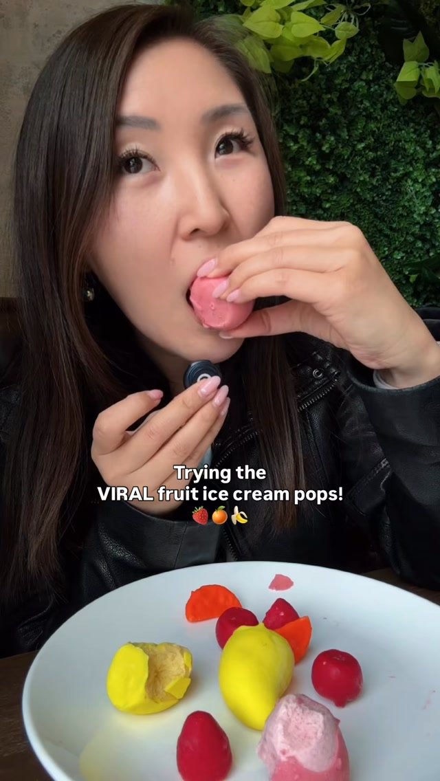 @eatingwithkirby can’t believe we can find this VIRAL fruit ice cream in Vancouver 🥹💕 

The ice cream did not taste artificial AT ALL and the owner said it’s made with real fruit puree and no artificial flavours! 💪

They’re also part of Vancouver’s Ice Cream Festival 🍦

📍La Saison de Patisserie