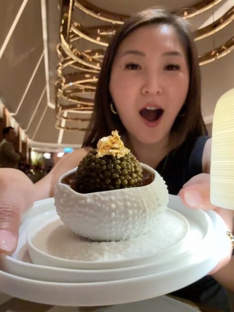 Being able to bring my auntie & uncle to one of my favourite restaurants in HK was truly magical ✨🥺 @amberhongkong(listen for my uncontrollable Canto coming out 😂)As voted by Cathay members for the Cathay Members’ Choice Awards 2026! 🏆And I CANNOT agree more 😭@cathaypacific | #cathaypacific #movebeyond #CathayMembersChoiceAwards2026 #mediaOne of the things I love most about this restaurant is that they serve food rooted in French techniques but it’s all dairy free! A lot of the items are gluten free too which is perfect for me ❤️🤯And you would never ever know by the taste because they execute it so friggin well 😭Part of their full Amber experience is the kitchen dining where you’re served a course while watching the hustle bustle of the kitchen! 👨‍🍳My aunt kept saying it was like watching those cooking/chef tv shows but LIVE 😂Perfect for wine/spirit lovers 🍶🍷By the way! If you’re a Cathay member, link and pay with a Standard Chartered Cathay Mastercard® at Amber and earn up to HKD 4=2 miles! 🛫In the immersive wine cellar experience, you get to taste test wines and guess what they are with the sommelier!They also made some truffle Brie (this is dairy), and bites to go along with it… you gotta add this experience if you come🍷