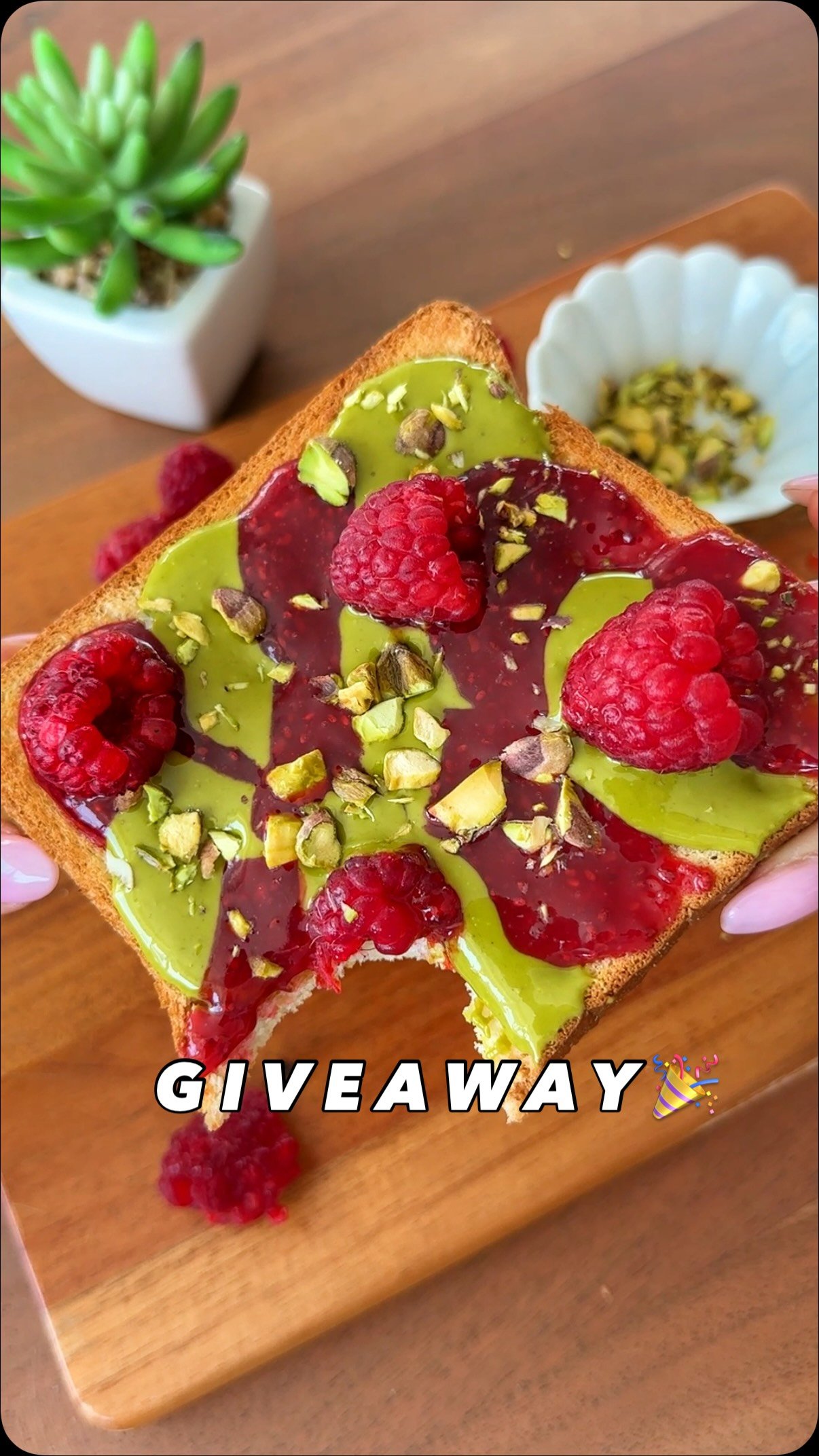 No joke, my raspberry pistachio toast was UNREAL 🥹| #AD

I’m partnering with @‌panasonic to give away one Panasonic Blender and Soup Maker to a lucky winner!

Here are the rules!
- follow @eatingwithkirby 
- follow @panasonic 
- like this reel

Tag unlimited friends separately in the comments. No duplicates!

Deadline for entries is Aug 9th @ 8pm. The winner will be randomly selected and contacted via DM. Open to all Canadian residents. 🇨🇦

The giveaway is in no way sponsored, endorsed or administered by, or associated with, Instagram.

#PanasonicCanada #PanasonicKitchen

GOOD LUCK!