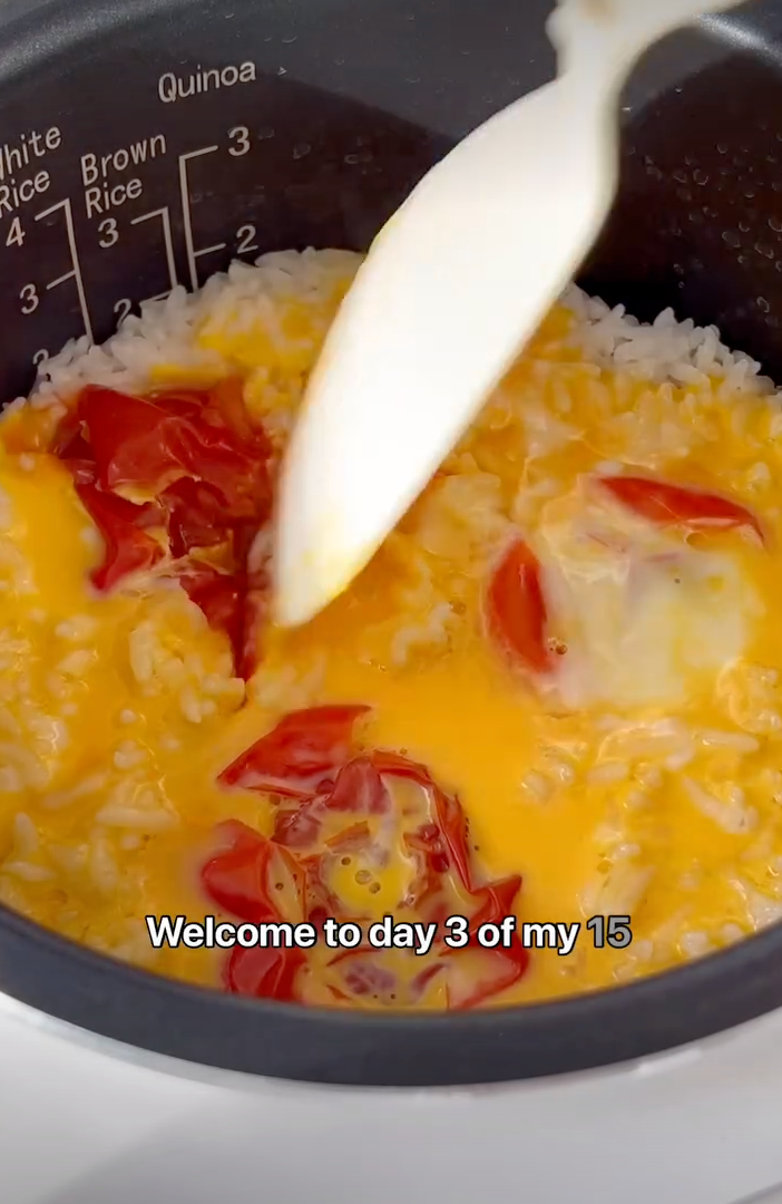 Tomato Egg Rice Cooker Recipe