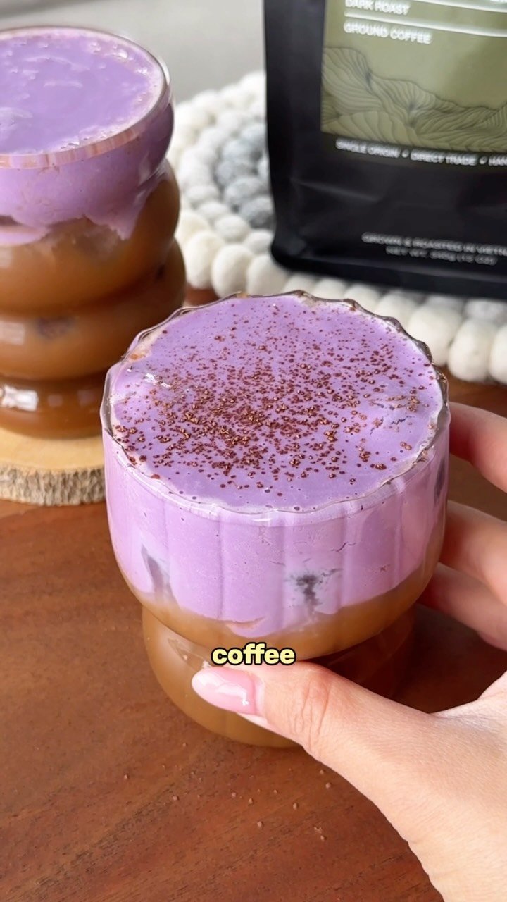 💜 I made Iced Ube Coconut Vietnamese Coffee using @hanoidrip.coffee ‘s coffee beans (ok technically it’s purple yam, but Ube rolls off the tongue better!)I mentioned it before but I only use their Vietnamese coffee beans to make coffee at home now because it’s just SO DANG GOOD 😭🫶🏼If you want to recreate it, you can grab their beans online or at any Hanoi Drip location across Canada 🇨🇦 Use code EATINGWITHKIRBY online before the end of August to get a FREE Corgi Hanoi Drip tote bag (that I co-created with them!) with your coffee purchase! 🐾Would you try recreating this at home?#ad #hanoidrip #vietnamesecoffee #ubecoffee